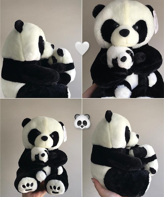 عروسک پاندا و بچش