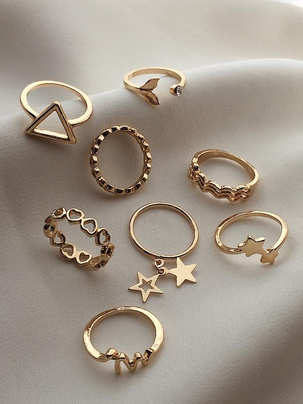 پک انگشتر وال و ستاره