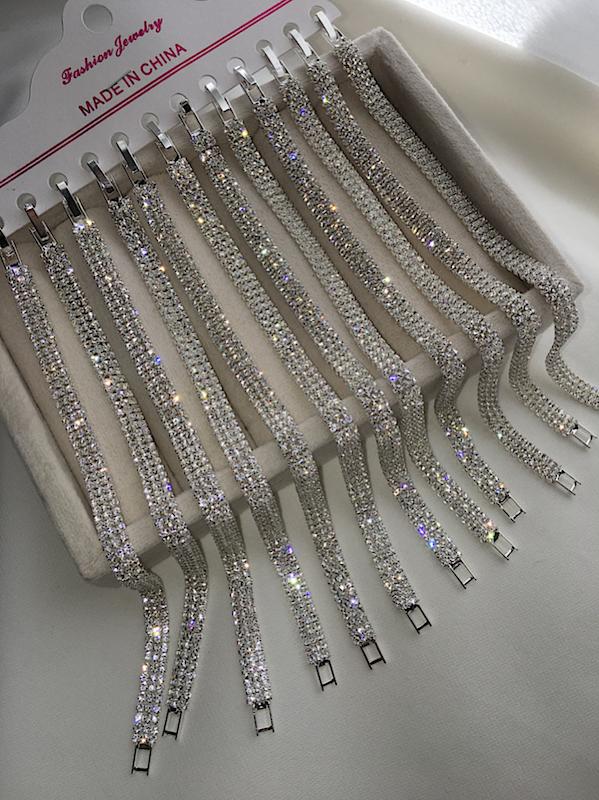 دستبند تنیسی سه رج