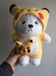 عروسک خرس  بامزه کیفدار