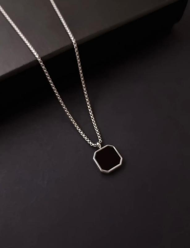 گردنبند اونیکس مردانه