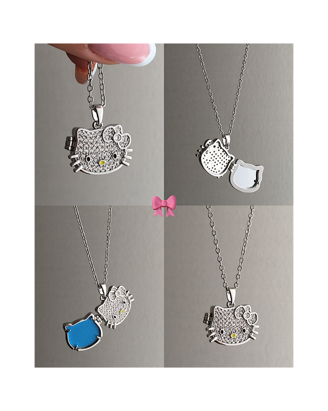 گردنبند لاکت آینه ای کیتی🎀