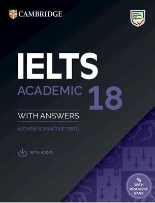 کتاب زبان کمبریج انگلیش آیلتس 18 آکادمیک ترینینگ IELTS Cambridge 18 Academic