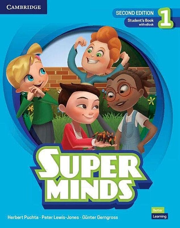 کتاب انگلیسی کودکان Super Minds 1 (2nd) SB+WB+DVD کتاب سوپر مایندز  ویرایش دوم