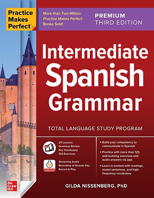 خرید کتاب اسپانیایی Practice Makes Perfect Intermediate Spanish Grammar Third Edition