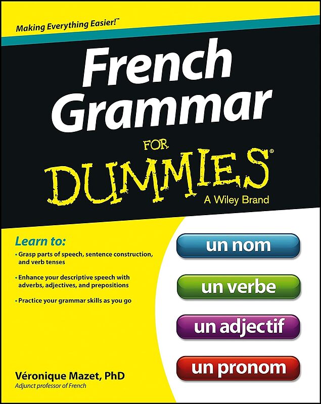کتاب گرامر French Grammar For Dummies