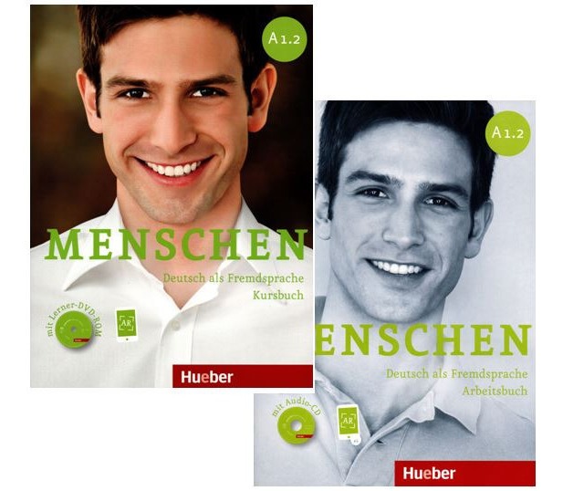 کتاب آلمانی منشن آ یک دو Menschen A1.2 kursbuch und Arbeitsbuch mit CD