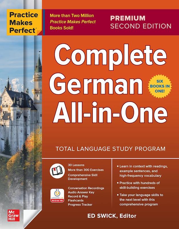 کتاب آلمانی Practice Makes Perfect Complete German All in One Second Edition