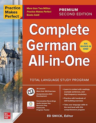 کتاب آلمانی Practice Makes Perfect Complete German All in One Second Edition