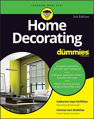 خرید کتاب آموزش چیدمان خانه Home Decorating For Dummies