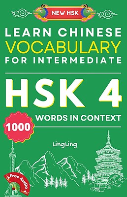کتاب واژگان چینی جدید HSK سطح 4 Learn Chinese Vocabulary for Intermediate New HSK Level 4 Chinese Vocabulary Book