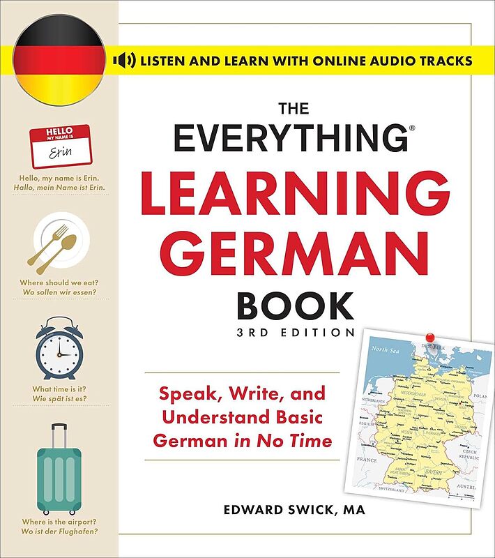 خرید کتاب آلمانی The Everything Learning German Book 3rd Edition