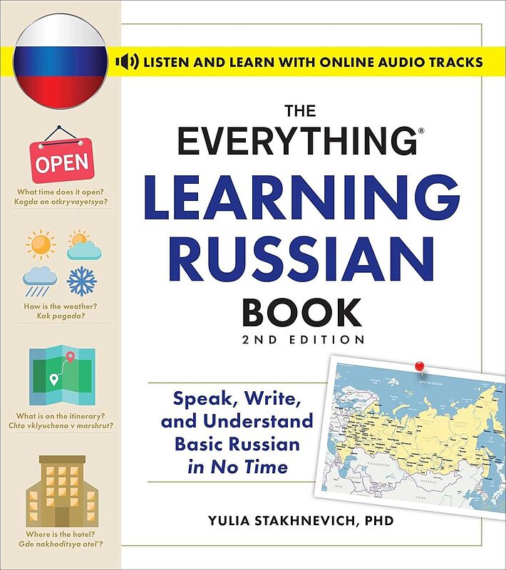 کتاب همه چیز درباره  زبان روسی The Everything Learning Russian Book 2nd Edition