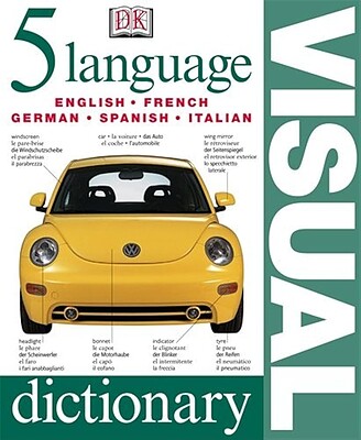 دیکشنری پنج زبانه تصویری ویژوال DK Five Language Visual Dictionary (English, French, German, Spanish and Italian Edition)