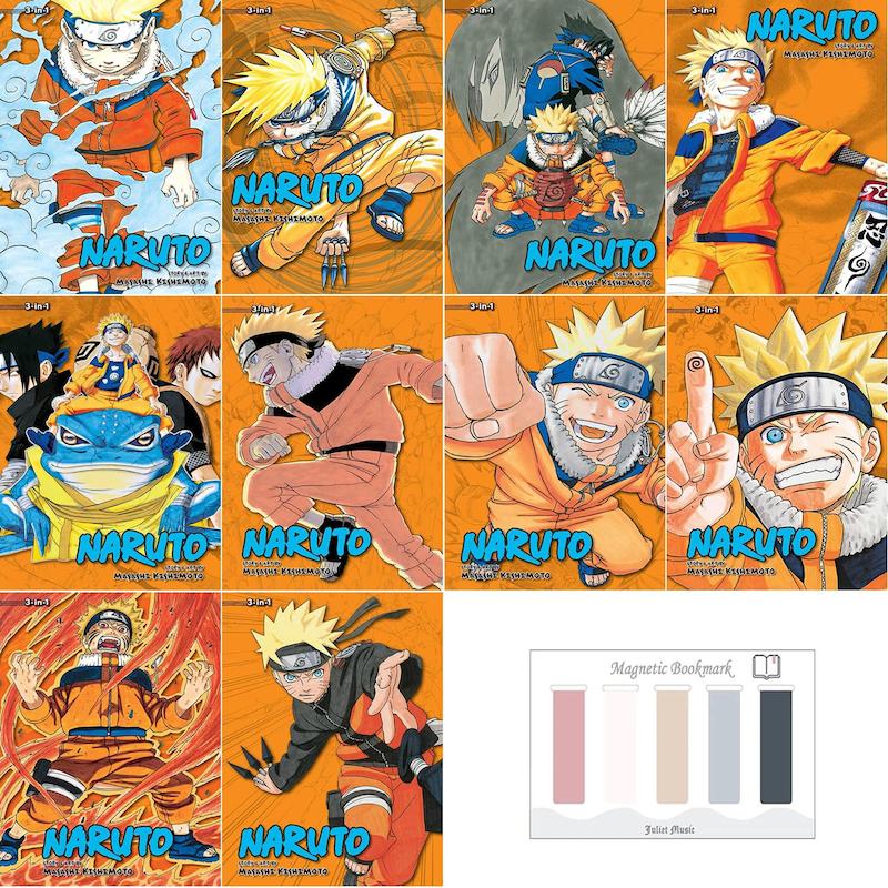 مانگا ناروتو Naruto (Omnibus Edition) نسخه سه جلد در یک جلد زبان انگلیسی