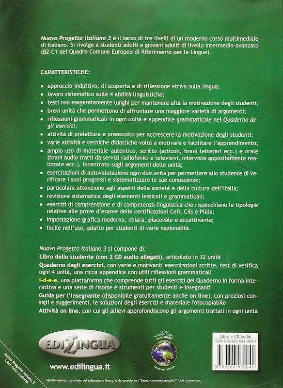 کتاب ایتالیایی نوو پروجتو جلد سه Nuovo progetto italiano 3