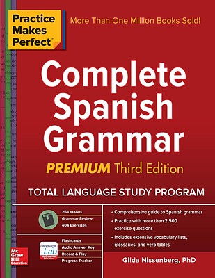 کتاب گرامر اسپانیایی کامپلیت اسپنیش گرامر Practice Makes Perfect Complete Spanish Grammar از فروشگاه کتاب سارانگ