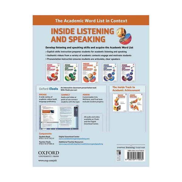 کتاب انگلیسی Inside Listening and Speaking 2+CD