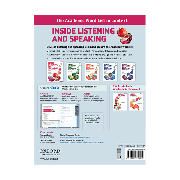 کتاب انگلیسی Inside Listening and Speaking Intro+CD