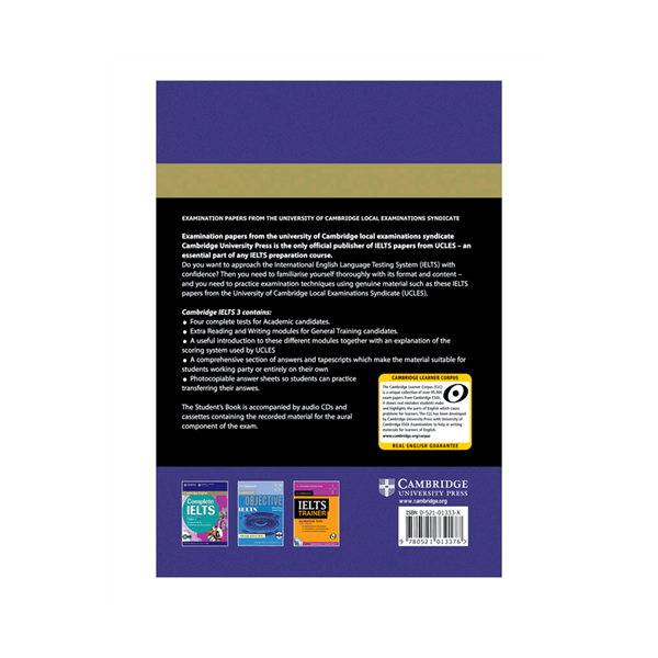 کتاب زبان کمبریج انگلیش آیلتس Cambridge English IELTS 3 