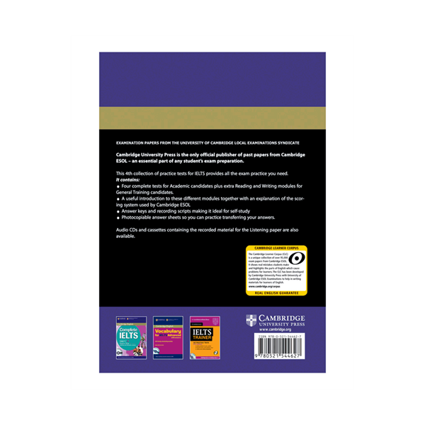 کتاب زبان کمبریج انگلیش آیلتس Cambridge English IELTS 4 