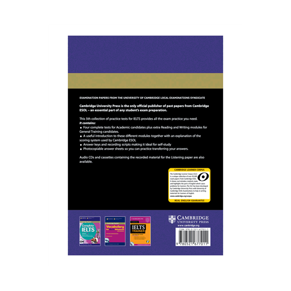 کتاب زبان کمبریج انگلیش آیلتس Cambridge English IELTS 5 