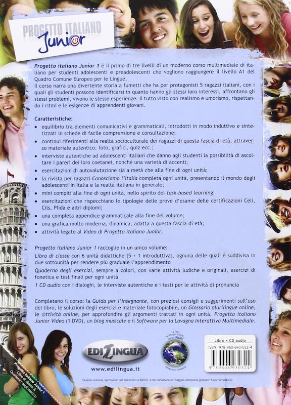 خرید کتاب ایتالیایی Progetto Italiano Junior 1  