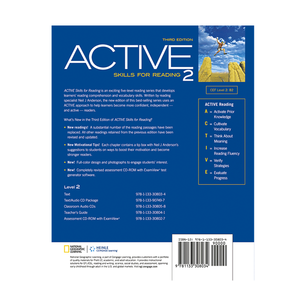 کتاب اکتیو اسکیلز فور ریدینگ (ACTIVE Skills for Reading 2 (3rd