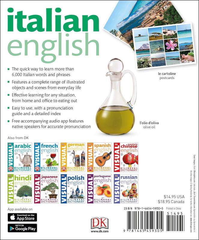  دیکشنری تصویری ایتالیایی انگلیسی Italian English Bilingual Visual Dictionary از فروشگاه کتاب سارانگ