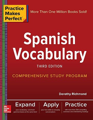 کتاب آموزش لغات اسپانیایی Practice Makes Perfect Spanish Vocabulary Third Edition از فروشگاه کتاب سارانگ