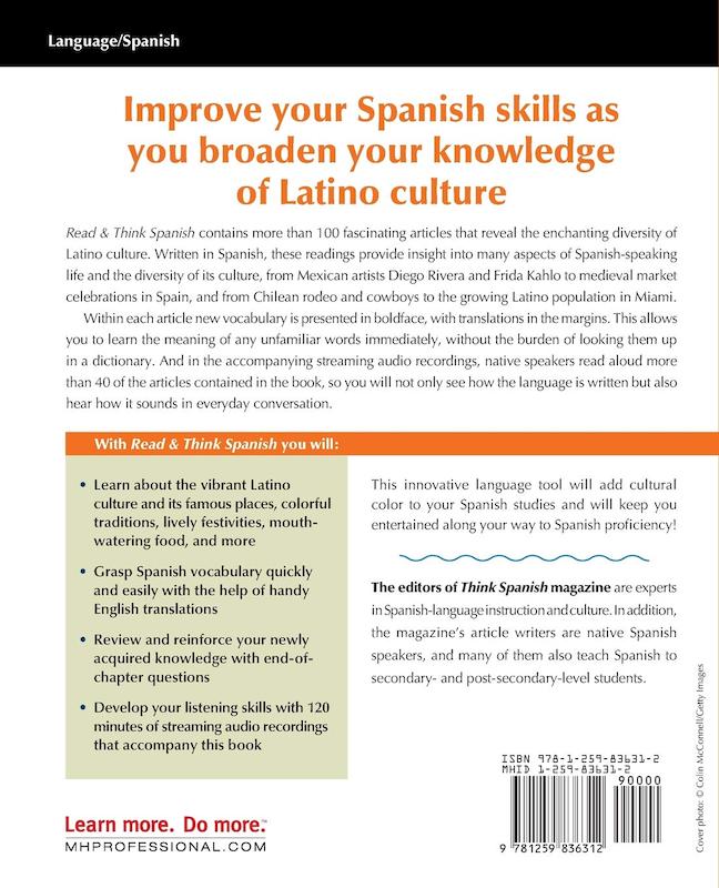 خرید کتاب اسپانیایی Read and Think Spanish Third Edition