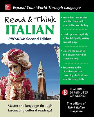 خرید کتاب ایتالیایی Read and Think Italian Second Edition