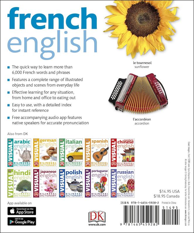  دیکشنری تصویری فرانسه انگلیسی French English Bilingual Visual Dictionary از فروشگاه کتاب سارانگ