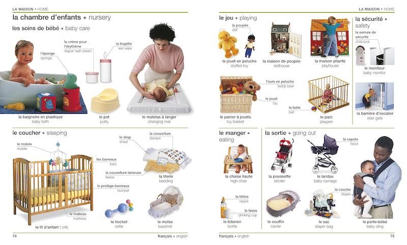  دیکشنری تصویری فرانسه انگلیسی French English Bilingual Visual Dictionary از فروشگاه کتاب سارانگ