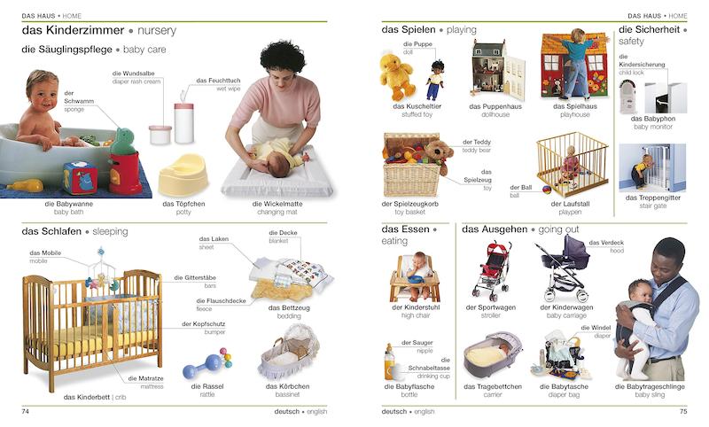  دیکشنری تصویری آلمانی انگلیسی German English Bilingual Visual Dictionary از فروشگاه کتاب سارانگ