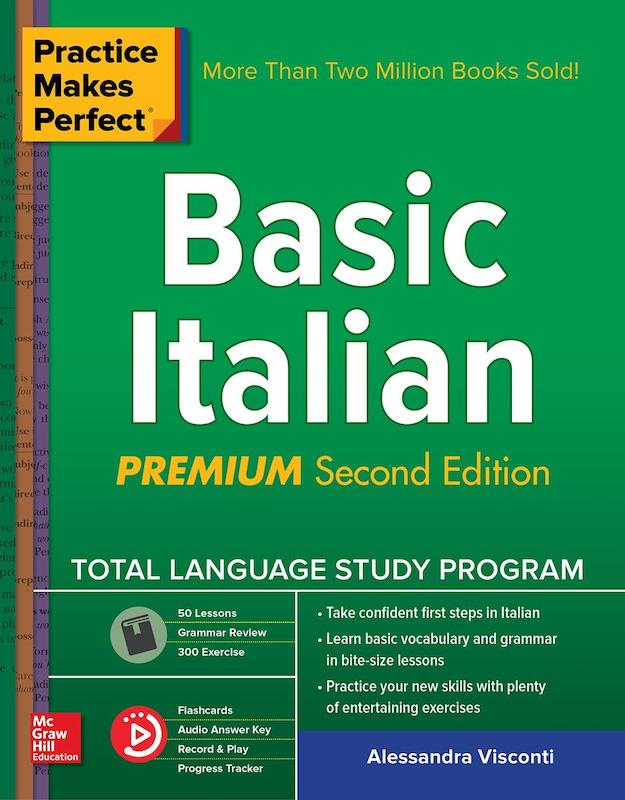 کتاب ایتالیایی Practice Makes Perfect Basic Italian Premium Second Edition از فروشگاه کتاب سارانگ