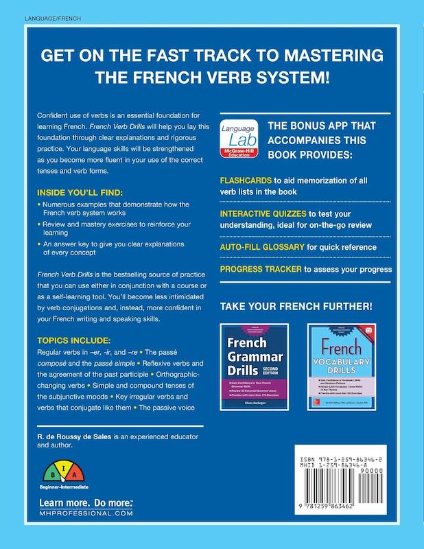 کتاب افعال فرانسه French Verb Drills