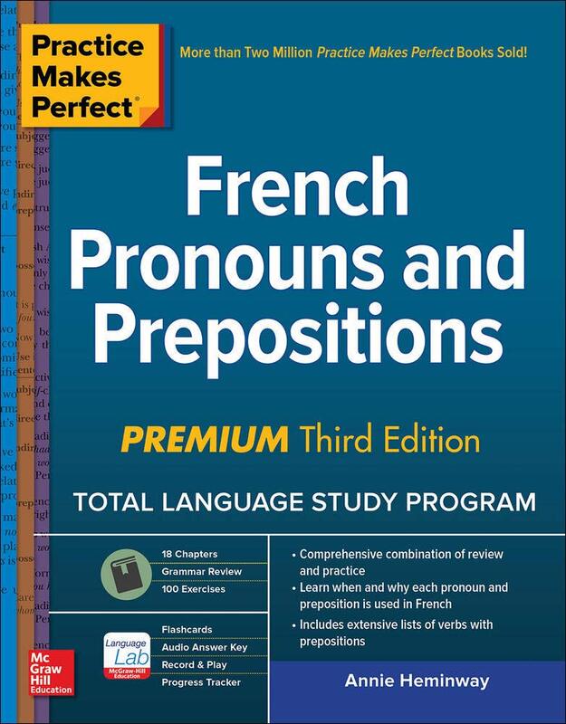 خرید کتاب ضمایر و حروف اضافه فرانسه Practice Makes Perfect French Pronouns and Prepositions از فروشگاه کتاب سارانگ