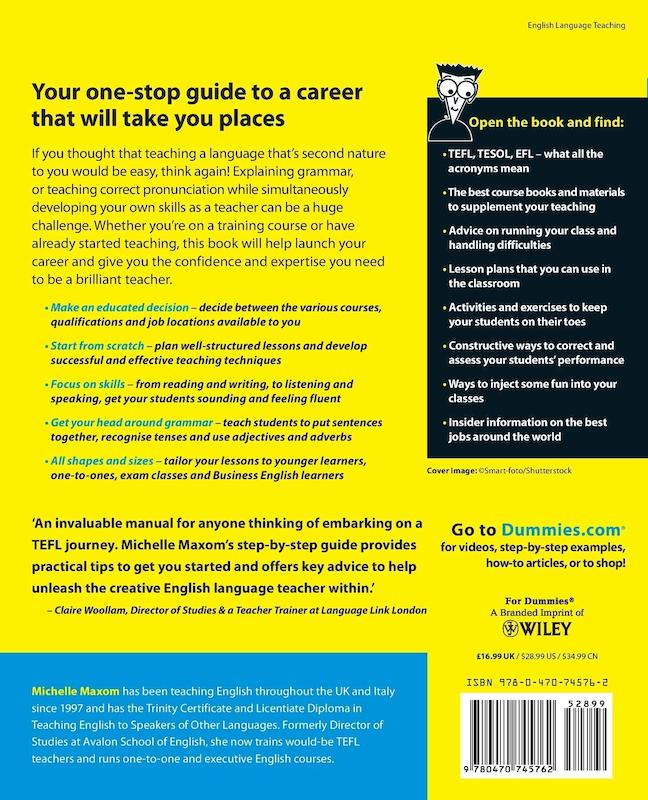 خرید کتاب آموزش روش تدریس انگلیسی Teaching English as a Foreign Language For Dummies 