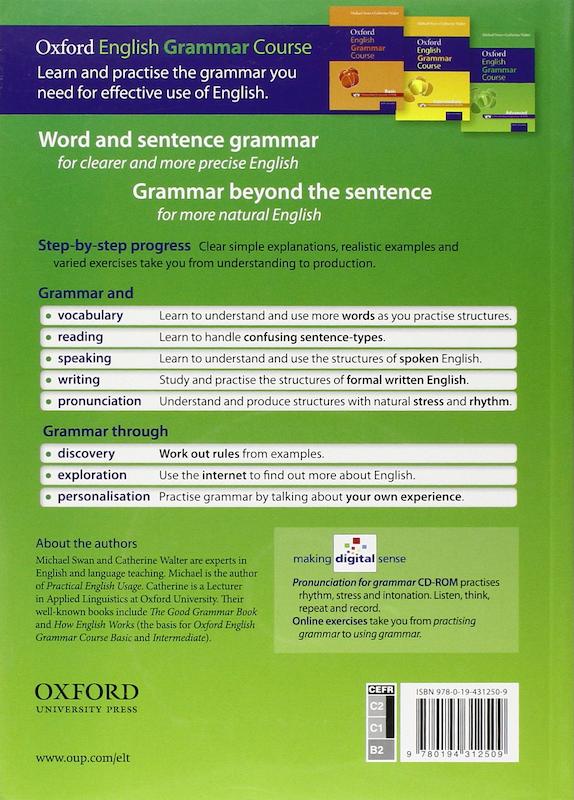 کتاب آکسفورد گرامر کورس پیشرفته Oxford English Grammar Course Advanced