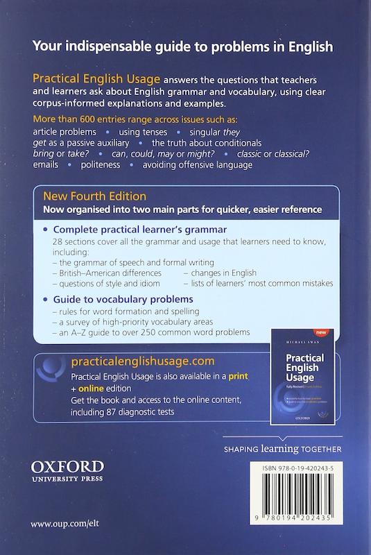 کتاب آکسفورد پرکتیکال انگلیش یوزج  Practical English Usage