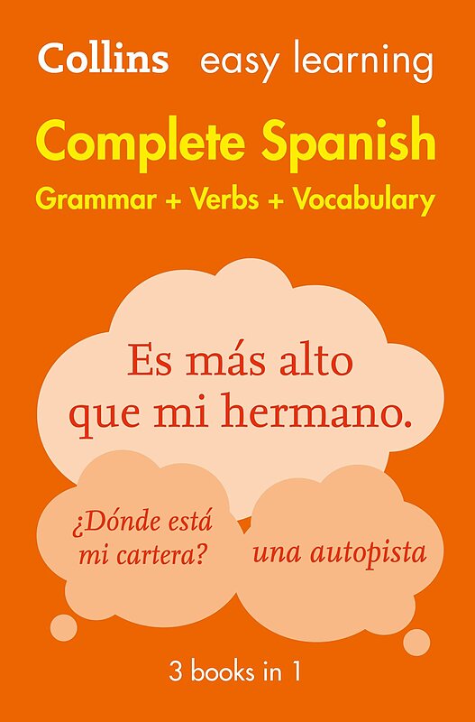 کتاب آموزش اسپانیایی Easy Learning Spanish Complete Grammar, Verbs and Vocabulary از فروشگاه کتاب سارانگ