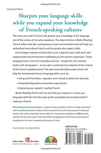 خرید کتاب ریدینگ پیشرفته فرانسه Better Reading French 2nd Edition از فروشگاه کتاب سارانگ