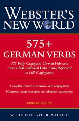 کتاب افعال آلمانی Webster's New World 575+ German Verbs از فروشگاه کتاب سارانگ