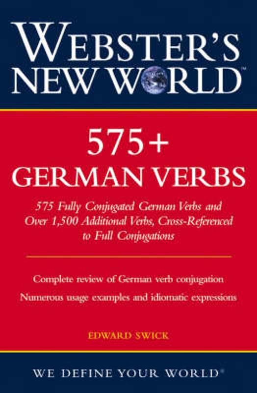 کتاب افعال آلمانی Webster's New World 575+ German Verbs از فروشگاه کتاب سارانگ