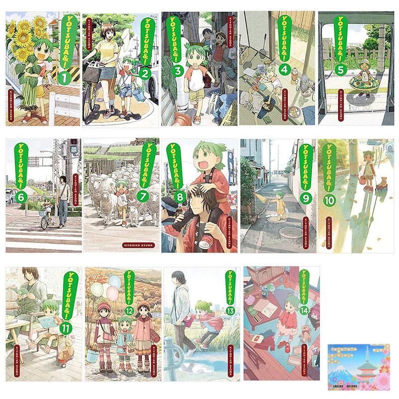 مجموعه 15 جلدی مانگا ژاپنی Yotsubato Comic set _ Yotsuba از فروشگاه کتاب سارانگ