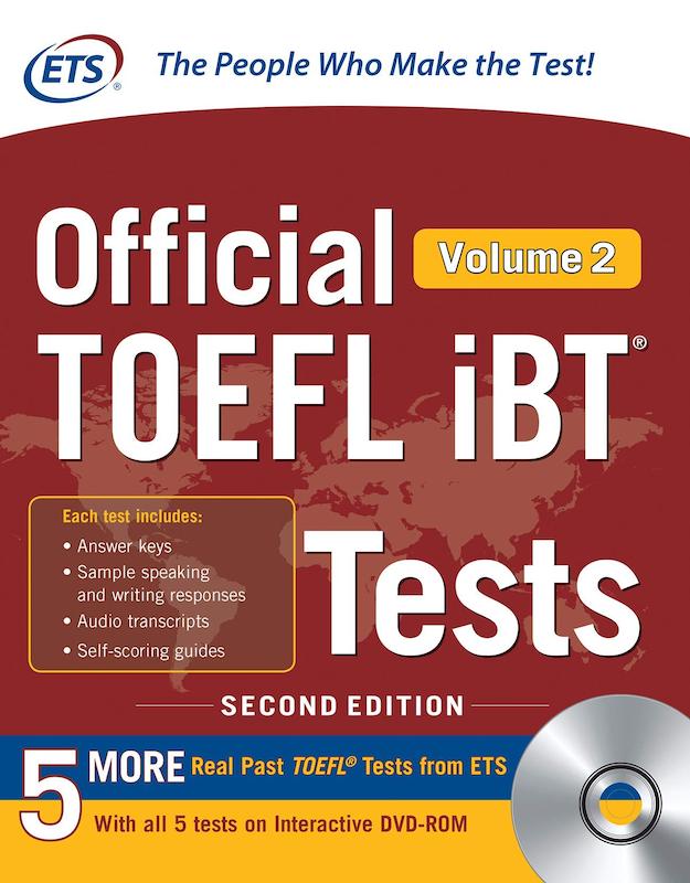 کتاب افیشیال تافل آی بی تی تست جلد دو Official TOEFL iBT Tests Volume 2 از فروشگاه کتاب سارانگ