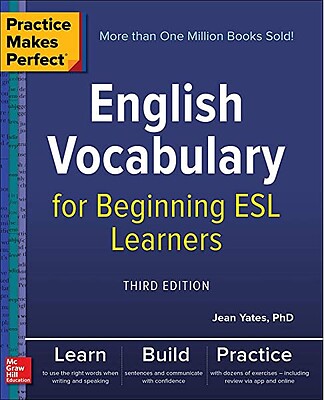 خرید کتاب انگلیش وکبیولری Practice Makes Perfect English Vocabulary for Beginning ESL Learners از فروشگاه کتاب سارانگ