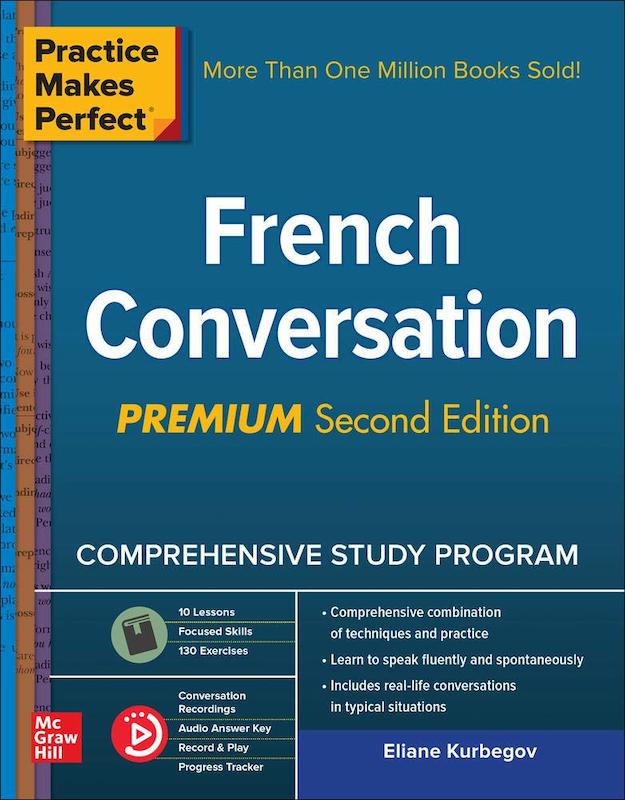 کتاب فرانسه فرنچ کانورسیشن Practice Makes Perfect French Conversation از فروشگاه کتاب سارانگ