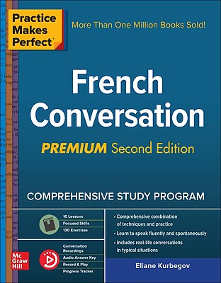 کتاب فرانسه فرنچ کانورسیشن Practice Makes Perfect French Conversation از فروشگاه کتاب سارانگ